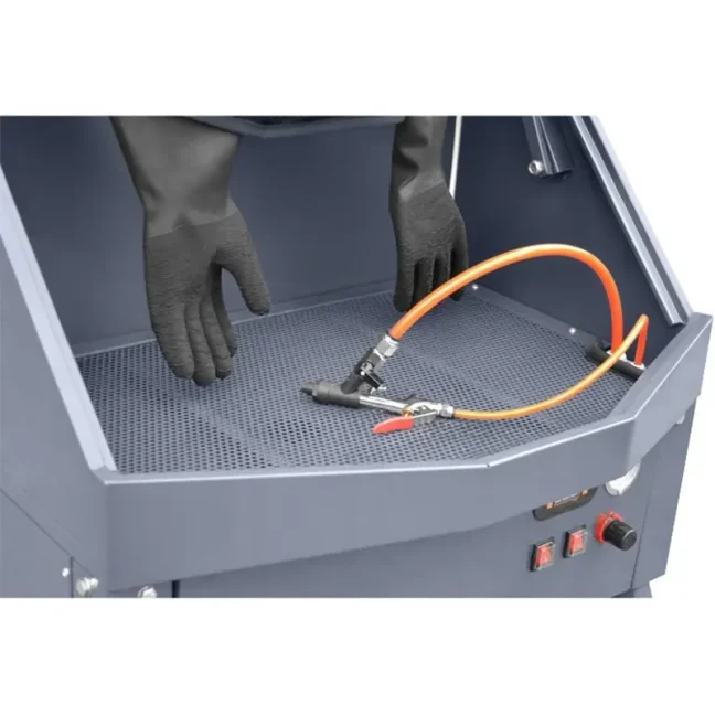 Kabinová tlaková myčka, dílenská myčka MP160, funkce mytí a sušení